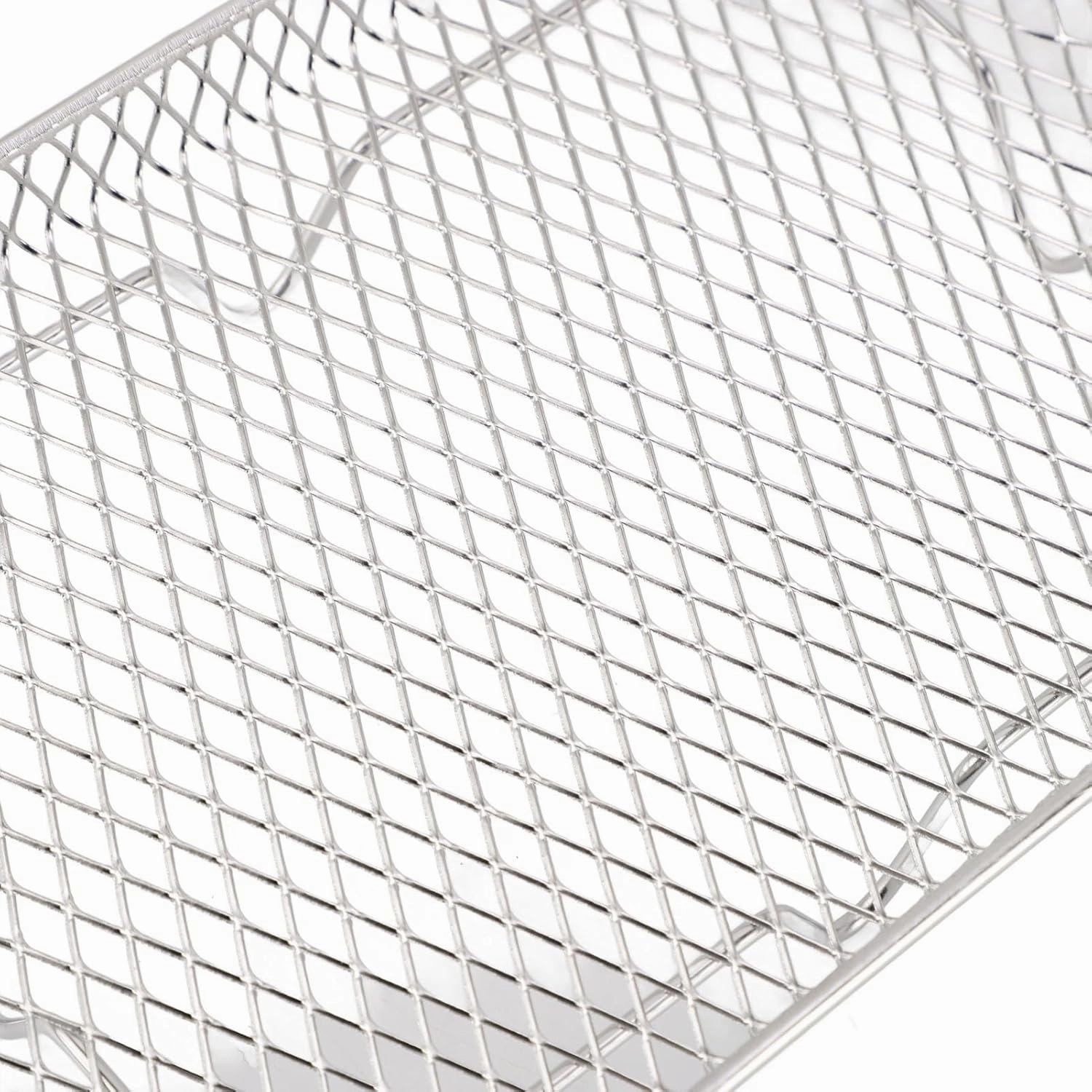 Air Fryer Rack, Cooling Rack Fryer Set Multi Layer Dehydrator Air Accessories Accessories (Rectangle (12 X 10 X 1.5cm / 4.72 X 3.94 X 0.59in))
