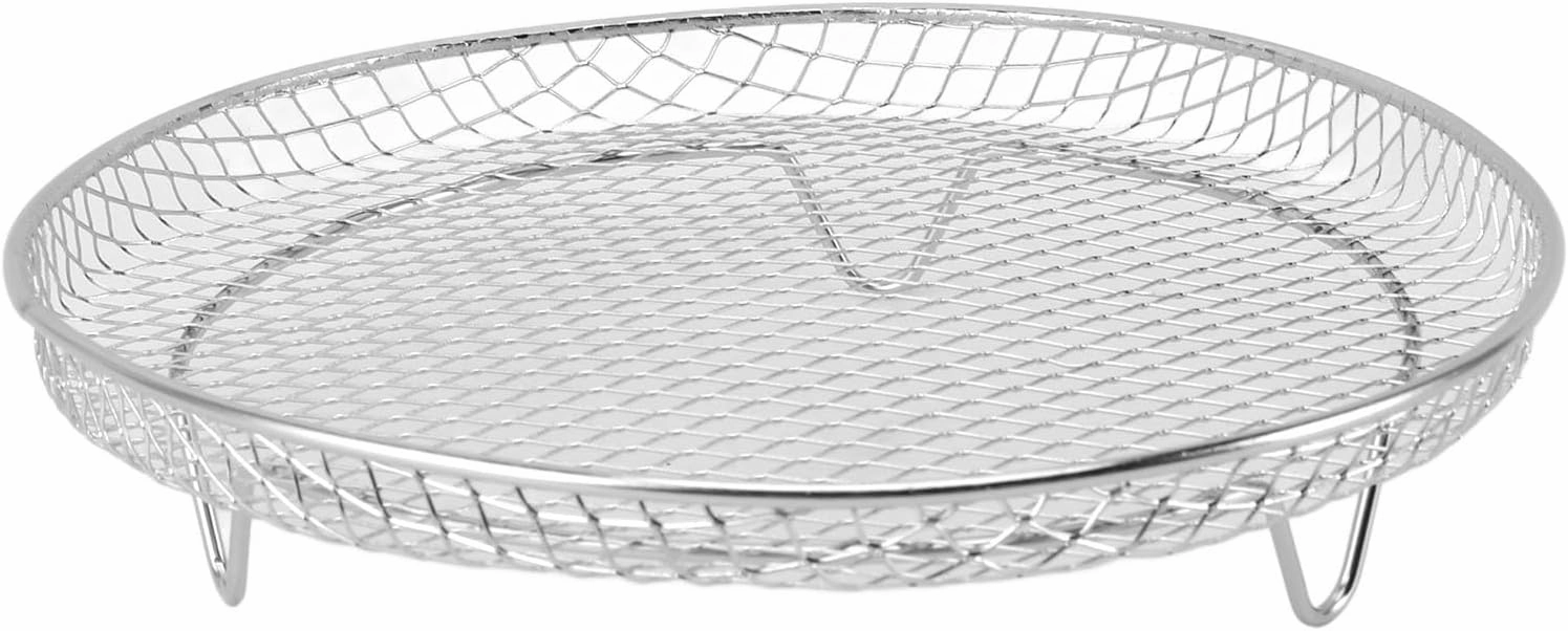 Air Fryer Rack, Fryer Rack Set Air Accessories Multi Layer Dehydrator Basket Accessories (Round)