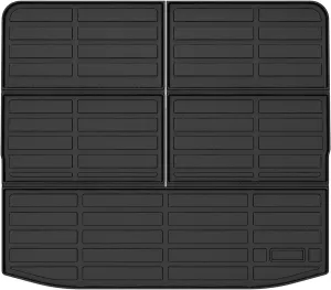 All Weather Cargo Liner for Mitsubishi Outlander 2022-2025 Behind 2nd Row Custom Fit Automotive Car Trunk Mat Accessories - Black (Not Fit PHEV or Sport Models)