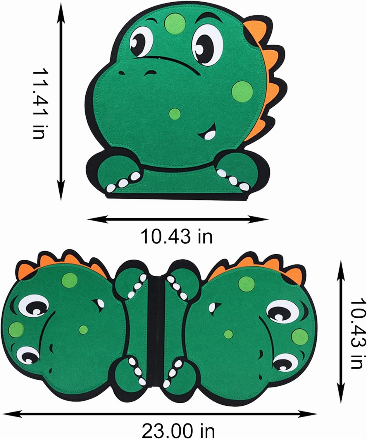 ALLABC Busy Board Montessori Toys for Toddlers, Dinosaur Sensory Activity Board Toy, Travel Educational Learning Quiet Book, Preschool Developing Motor Skills Toys for Boys Girls (Dinosaur)