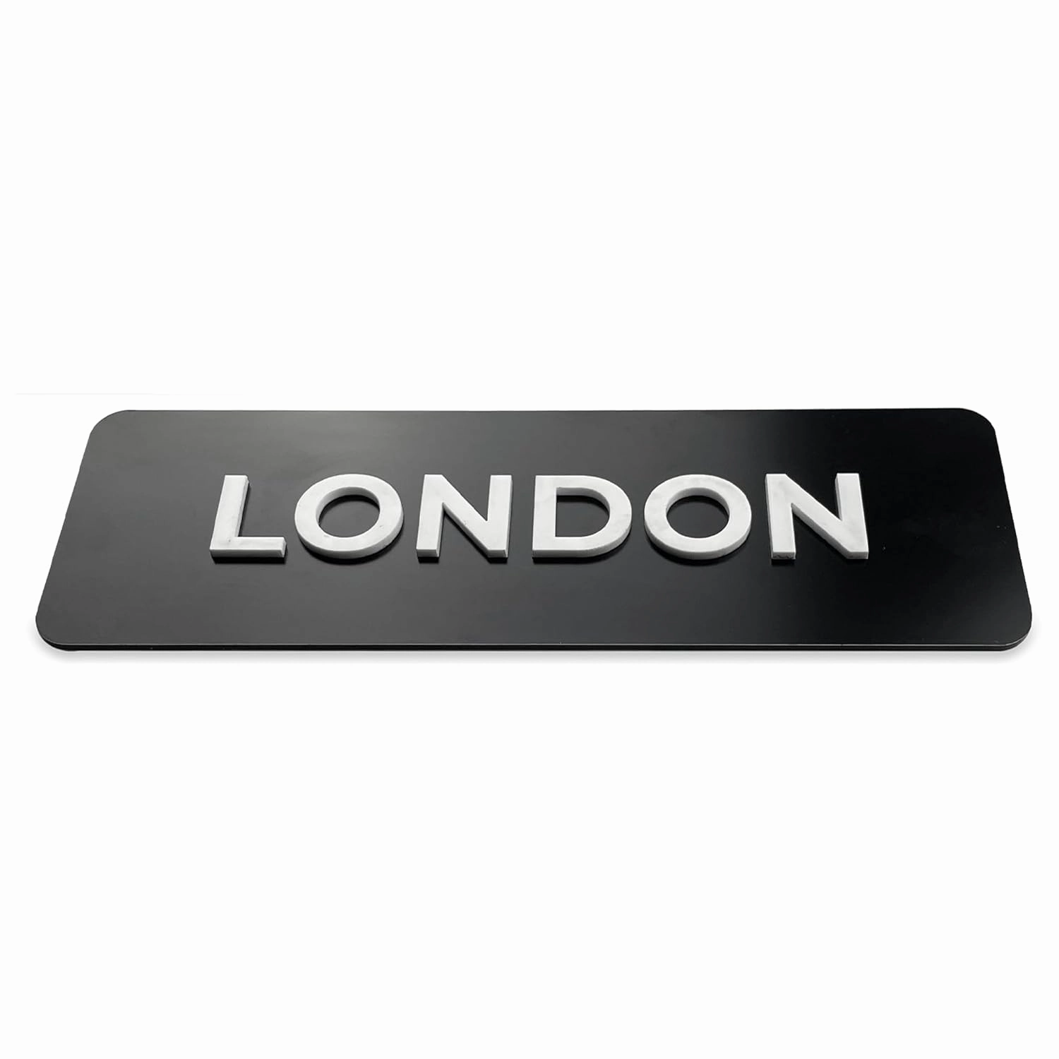 ALÚMADESIGNCO World Clock Signs with Personalized Time Zones, Custom Plates for Wall with Multiple Timezone