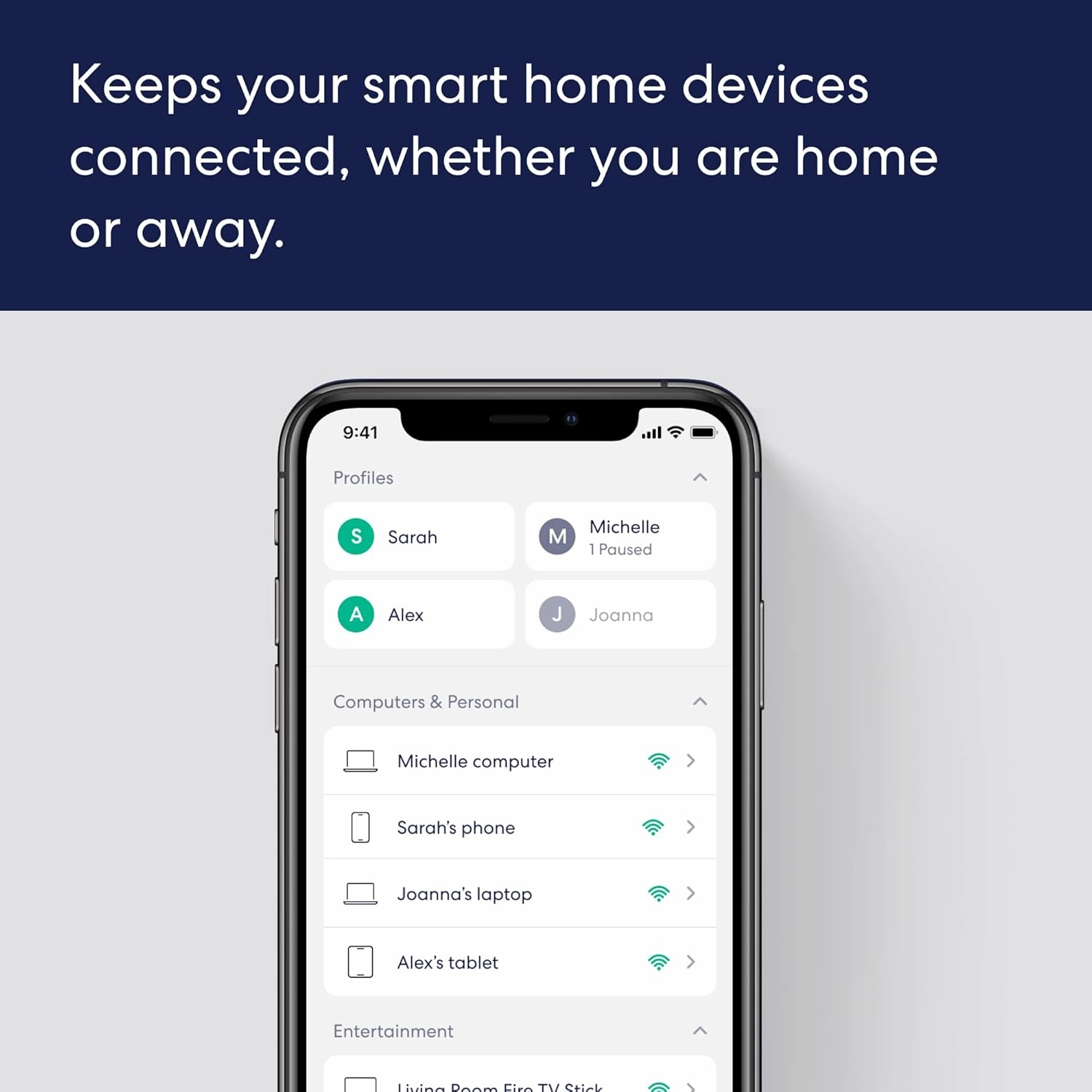 Amazon eero 6  mesh wifi system - Supports internet plans up to a Gigabit, Coverage up to 4,500 sq. ft., Connect 75  devices, 3-pack