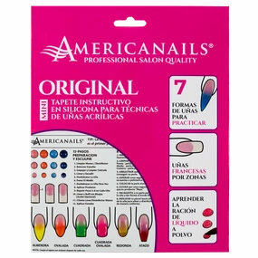 Americnails MINI Plantilla en Silicona Para Principiantes de Uñas Acrílicas
