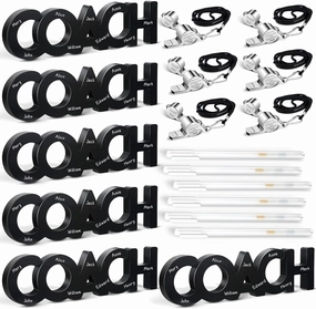 Amyhill 18 Pcs Coach Gifts for Men Football Baseball Coach Wooden Sign White Marker Pen Stainless Steel Thank You Whistle with Lanyard for Men Women Soccer Volleyball Sports Gifts