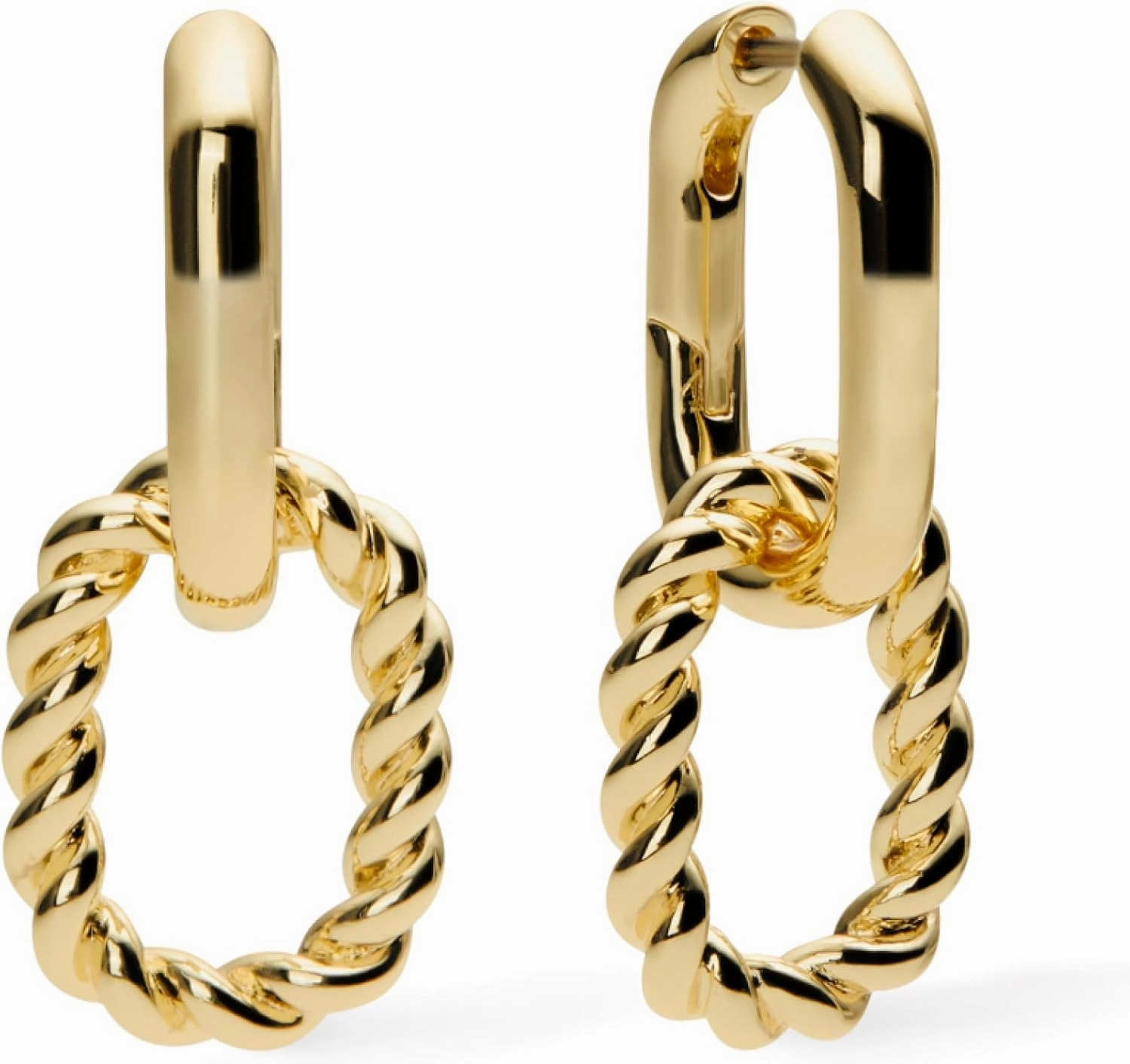 Ana Luisa Double Hoop Earring - Ash Small & Mini Double Gold Earrings for Women - Hypoallergenic, Water-Resistant & Tarnish-Free - 14K Gold Plated, Silver & Two-Tone Hoop Womens Earrings Trendy