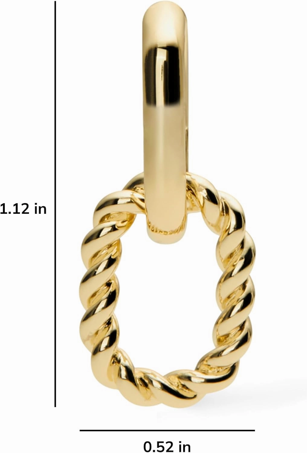 Ana Luisa Double Hoop Earring - Ash Small & Mini Double Gold Earrings for Women - Hypoallergenic, Water-Resistant & Tarnish-Free - 14K Gold Plated, Silver & Two-Tone Hoop Womens Earrings Trendy
