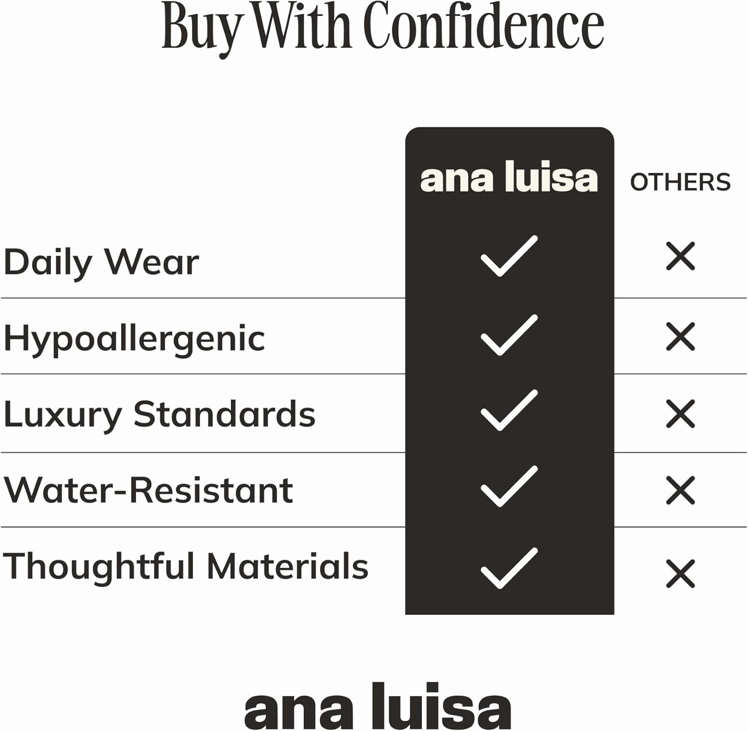 Ana Luisa Double Hoop Earring - Ash Small & Mini Double Gold Earrings for Women - Hypoallergenic, Water-Resistant & Tarnish-Free - 14K Gold Plated, Silver & Two-Tone Hoop Womens Earrings Trendy