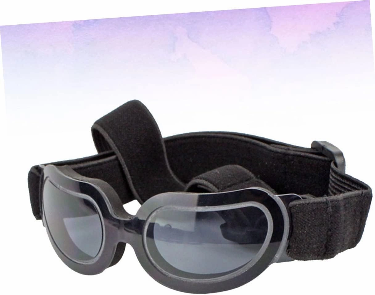Angoily 3 Pcs Dog Sunglasses Pet Eye Wear Goggles with Wider Bridge Cup Sturdy Frame