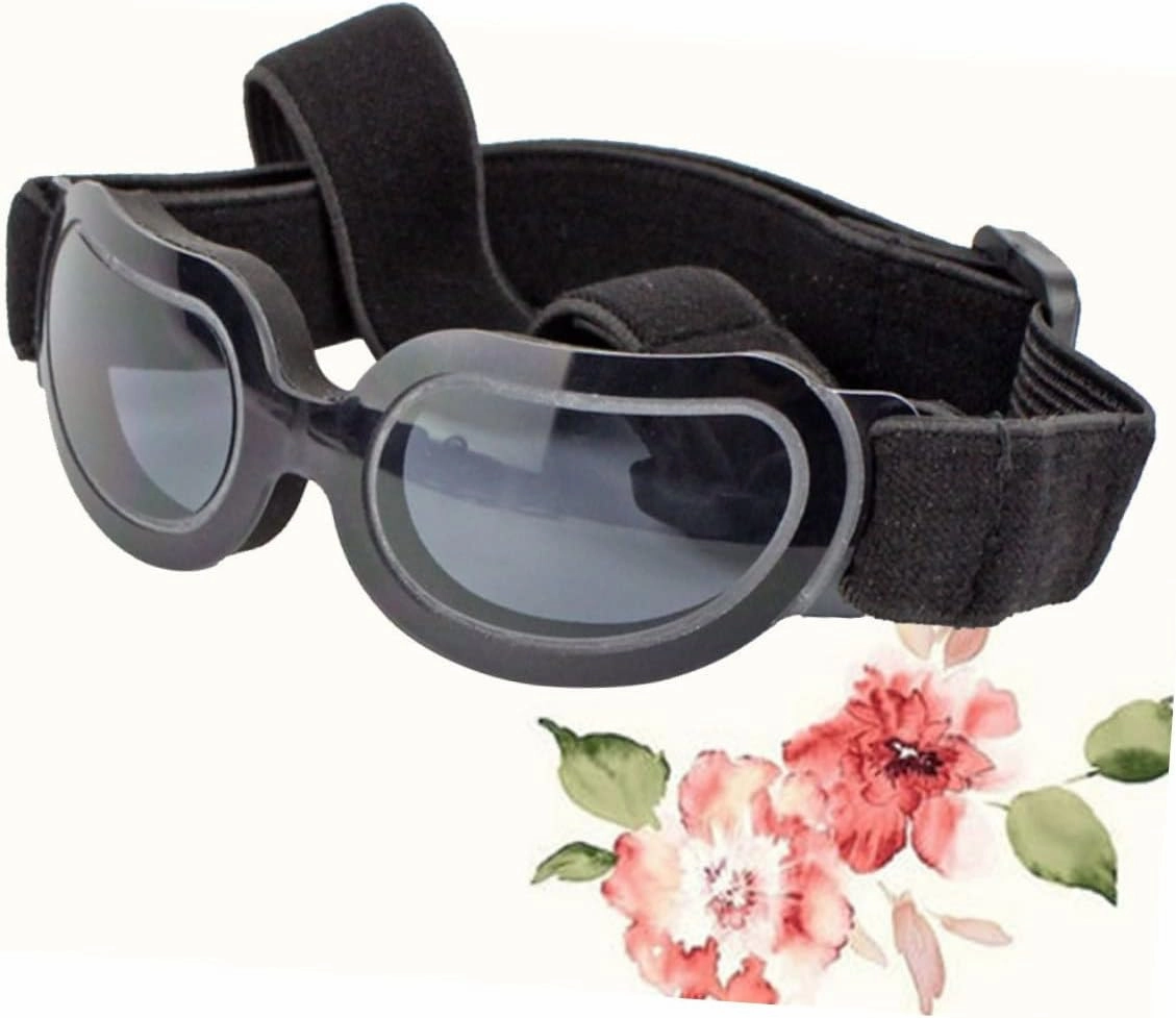 Angoily 3 Pcs Dog Sunglasses Pet Eye Wear Goggles with Wider Bridge Cup Sturdy Frame