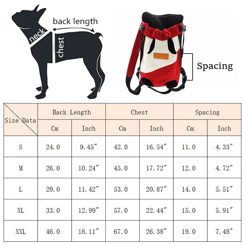 ANYWAGS Pet Carrier Red Dark Blue Large Denim Breathable Travel Backpack for Large Size Pets with Pockets for Carrying Supplies