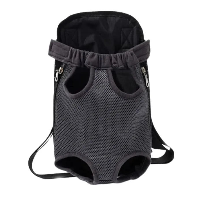 ANYWAGS Pet Carrier XL Black Denim Backpack for Outdoor Travel With Front Pocket for XL Size Pets