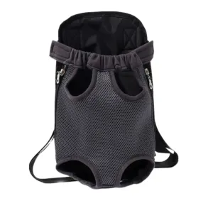 ANYWAGS Pet Carrier XL Black Denim Backpack for Outdoor Travel With Front Pocket for XL Size Pets
