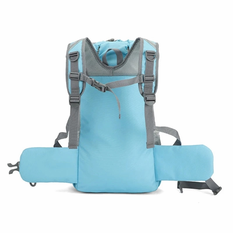 ANYWAGS Pet Carrier Navy Medium Size Travel Riding Carrying Backpack for Small Medium Dogs with Supply Pocket