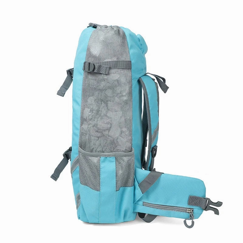 ANYWAGS Pet Carrier Navy Medium Size Travel Riding Carrying Backpack for Small Medium Dogs with Supply Pocket