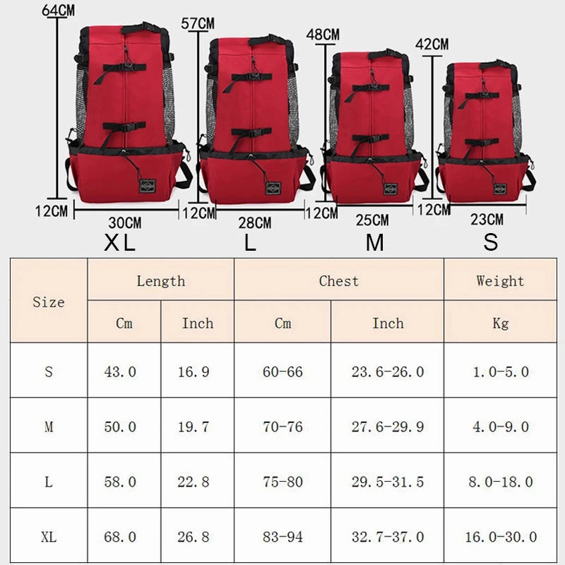 ANYWAGS Pet Carrier XL Blue Travel Riding Driving Pet Backpack for Medium to Large Dogs with Pockets for Pet Supplies