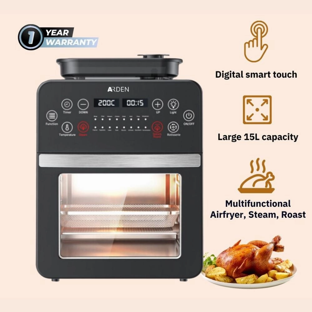 Arden 15L Electric Digital Air Fryer Oven