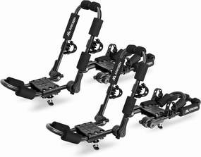 ARKSEN 2 Pair Universal Folding Kayak Roof Rack Heavy Duty Adjustable J-Bar Kayak and Canoe Carrier for Cars, SUVs, and Trucks