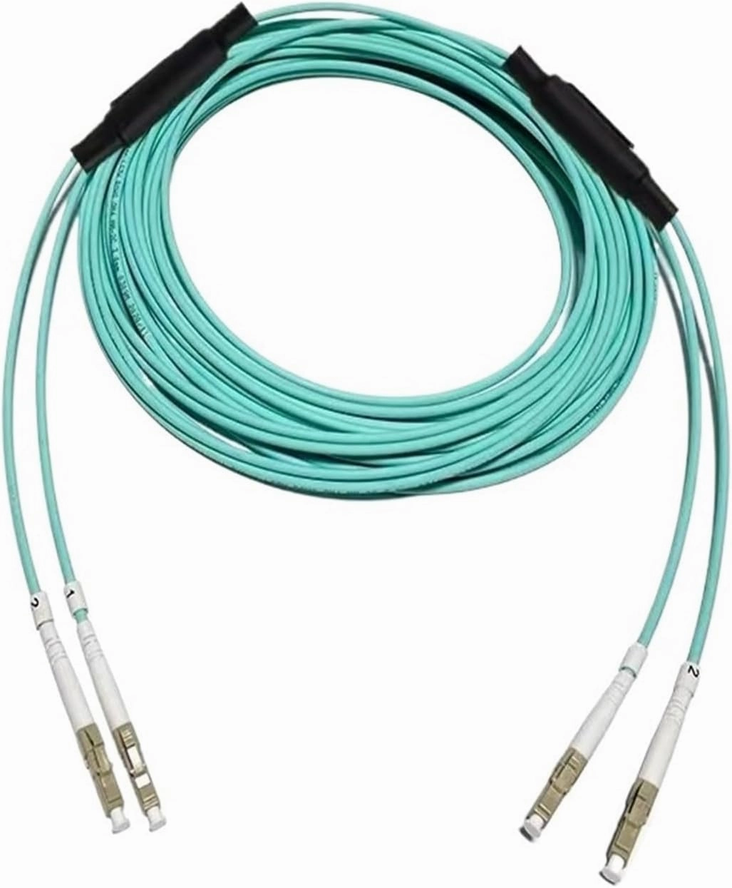Armored Optical Fiber patchcord 2 cores 70m 2C SM MM OM1 OM2 OM3 Indoor Outdoor LC SC FC ST LSZH TPU FTTH Jumper 2 core 70mtr(LC/A-LC/A,2C Black SM TPU)