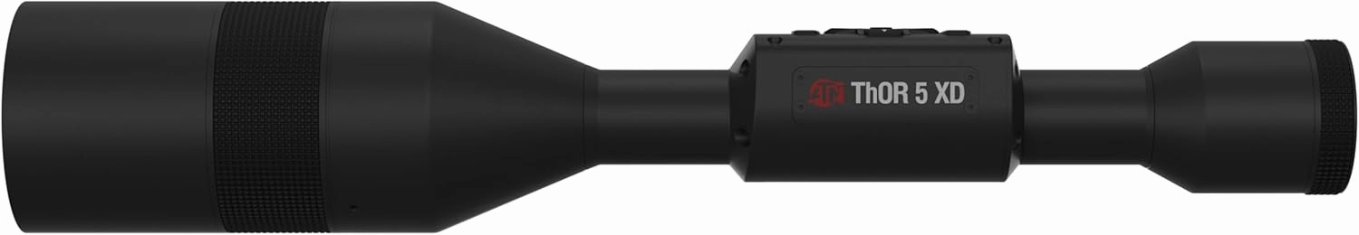 ATN Thor 5 XD Smart HD Thermal Scope w/ 1280x1024 Xtreme Definition Gen 5 Sensor, Video Rec, Ballistic Calculator, RAV