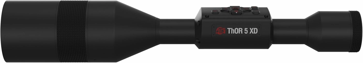 ATN Thor 5 XD Smart HD Thermal Scope w/ 1280x1024 Xtreme Definition Gen 5 Sensor, Video Rec, Ballistic Calculator, RAV