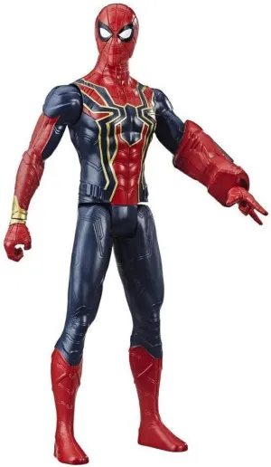 Avengers Marvel Titan Hero Series Iron Spider 12"-Scale Super Hero Action Figure with Titan Hero Power Fx Port