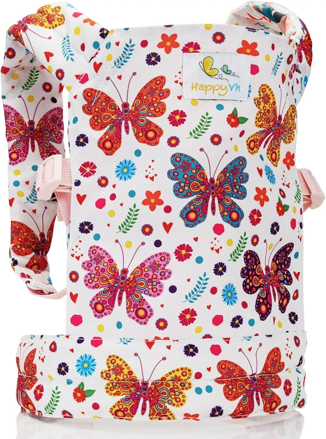 Baby Doll Carrier Toy Doll Carrier Front Back for little girls Doll Accessories Butterfly