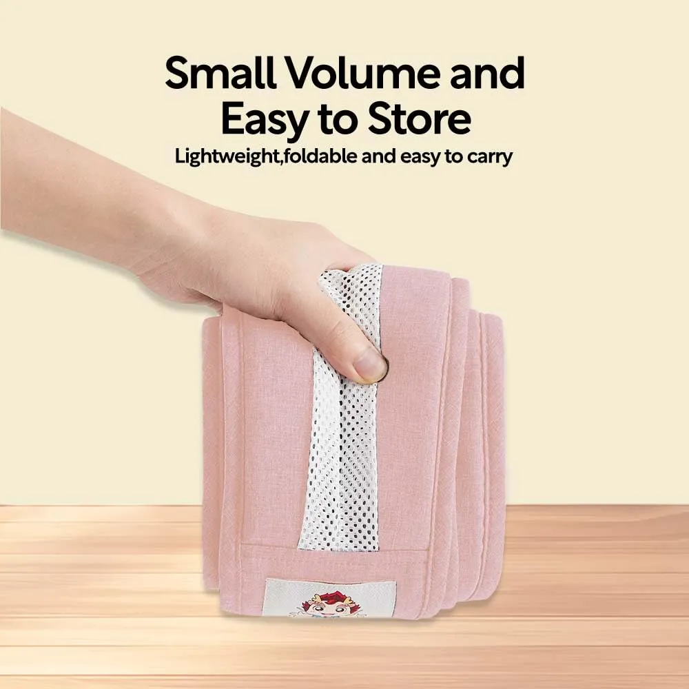 Baby Sling Carrier The Latest Safe and Breathable Anti-Slip Hip Pad Toddler Carrier Baby Essentials for Baby Boys and Girls Carrying 8-35lbs Pink