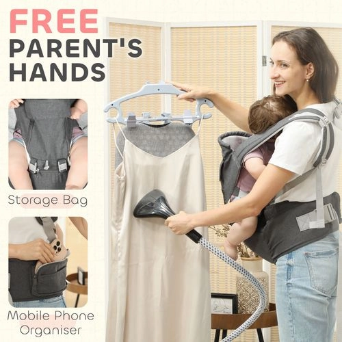 Baby Carrier - Ergonomic, Adjustable & Multifunctional