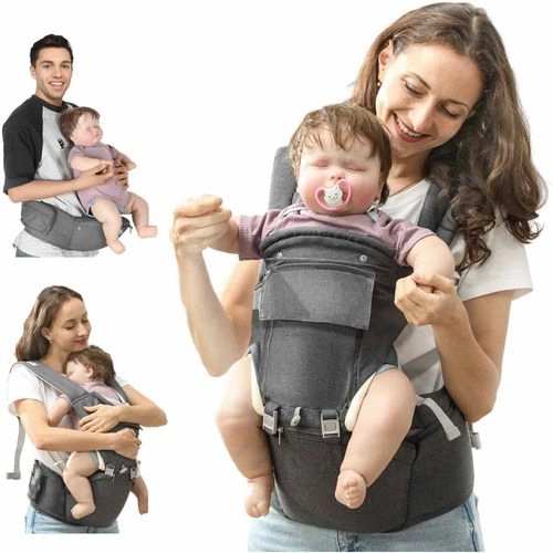 Baby Carrier - Ergonomic, Adjustable & Multifunctional