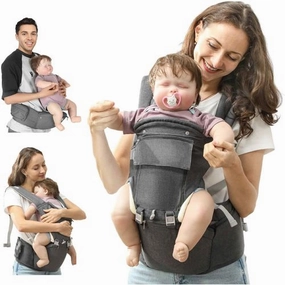 Baby Carrier - Ergonomic, Adjustable & Multifunctional