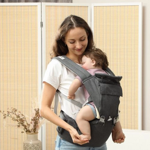 Baby Carrier - Ergonomic, Adjustable & Multifunctional