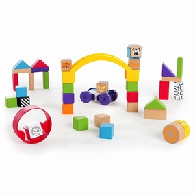 Baby Einstein Curious Creator Kit Wooden Blocks Discovery 40 Piece Toy Set, Ages 12 months  