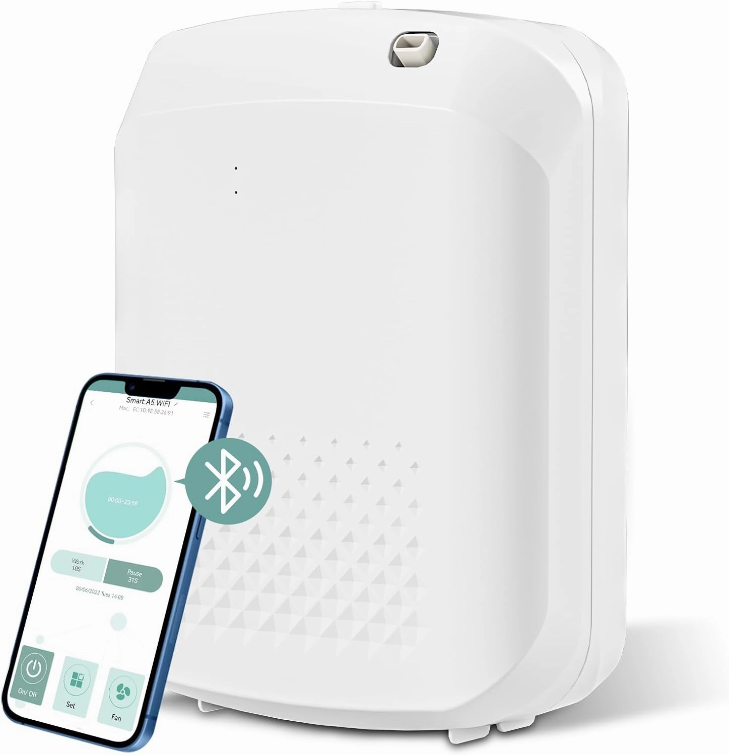 Barthelemy Smart Scent Air Machine for Home, 1500 Sq. Ft Coverage Hotel Collection Diffuser with Smart Cold Air Tech, Bluetooth Cold Air Diffusers with Smart APP Control for Home, Hotel, Spa, Office