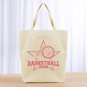 Basketball Mom Tote Bag - pink