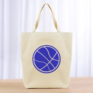 Basketball Tote Bag - blue