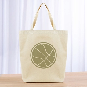 Basketball Tote Bag - khaki