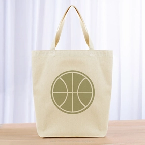 Basketball Tote Bag - khaki