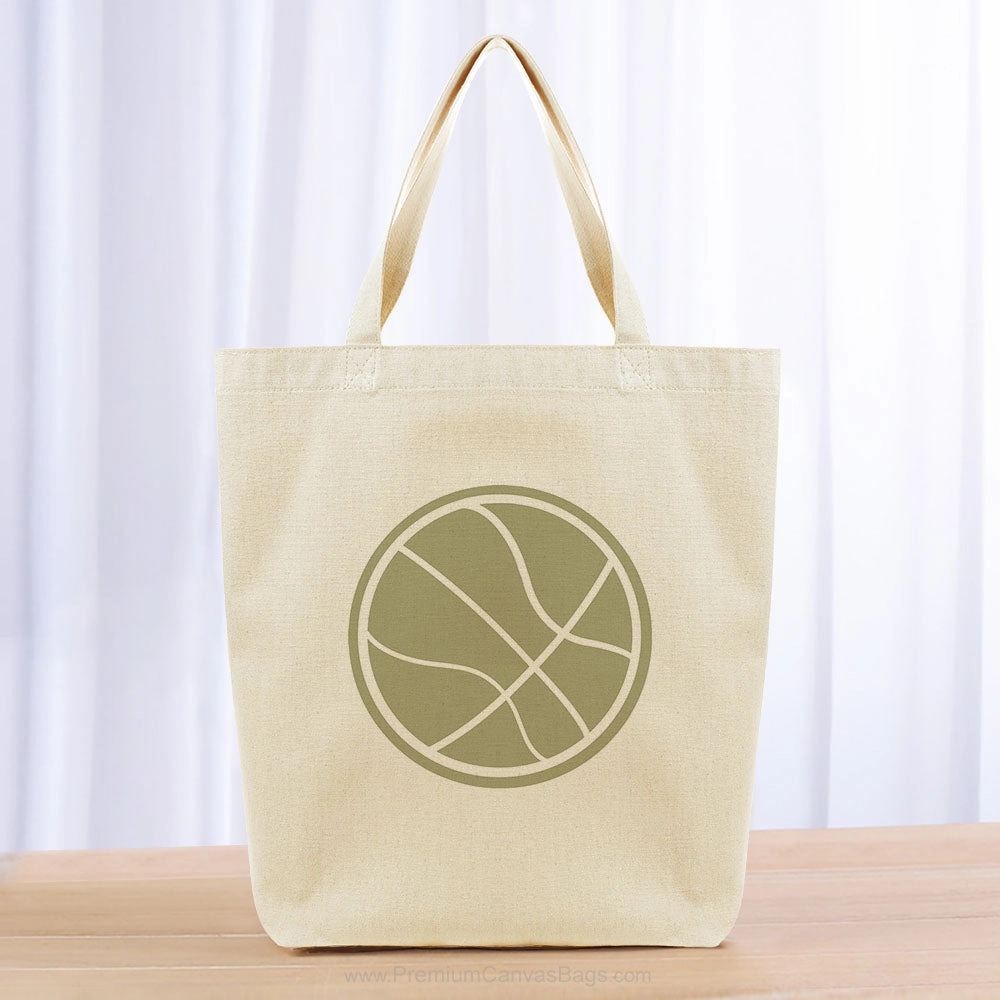 Basketball Tote Bag - khaki