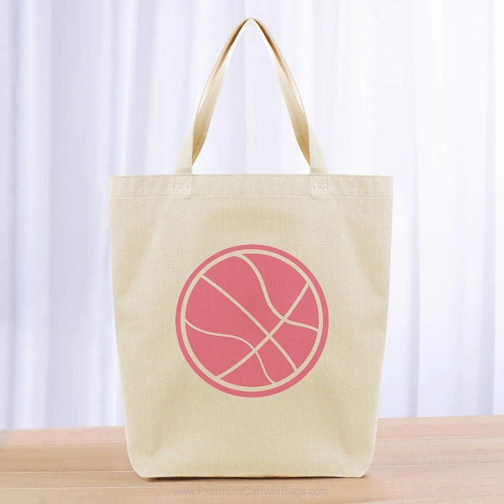 Basketball Tote Bag - pink