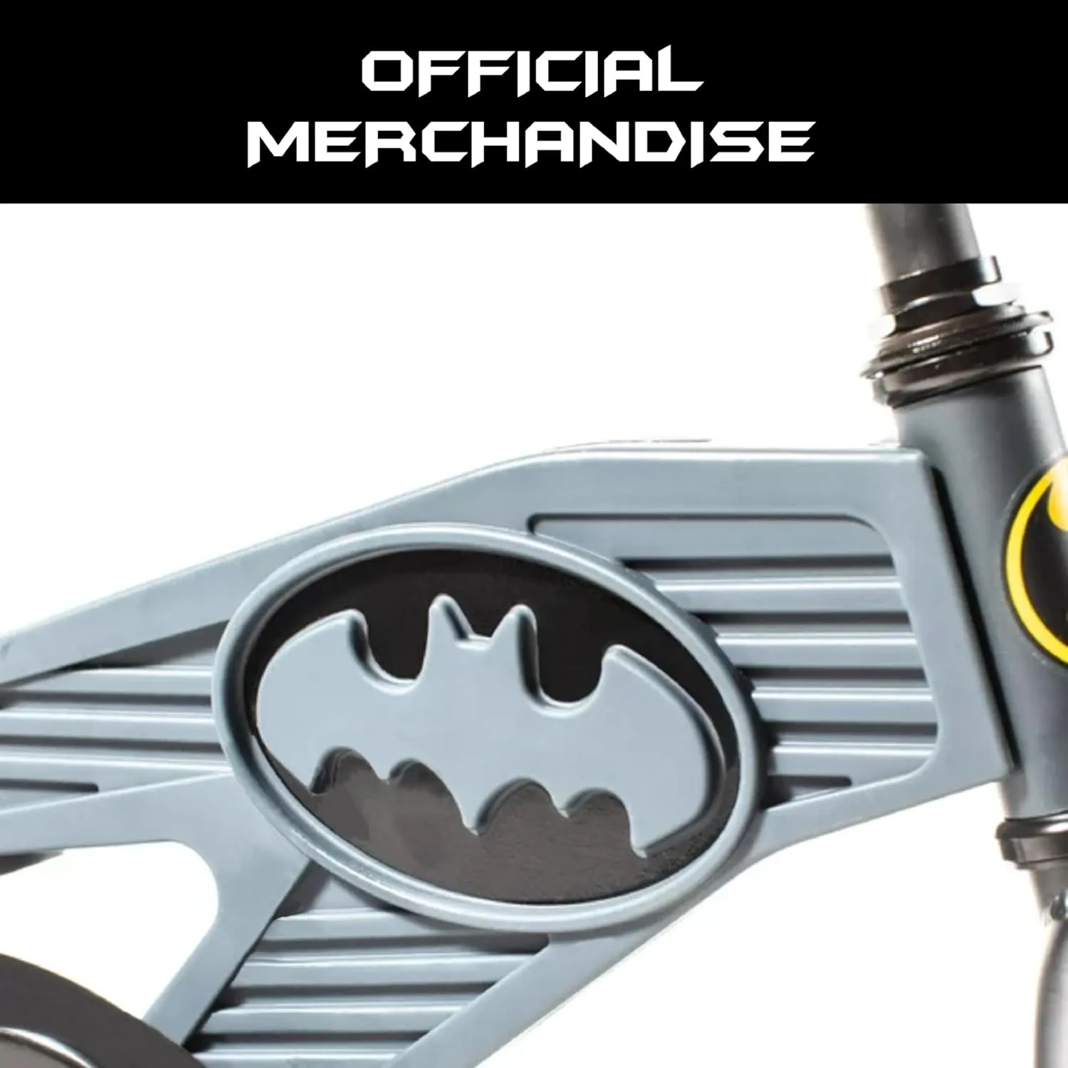 Batman 12 Inch Bike for Kids | Detachable Training Wheels for Safety and Balance | Pedal Powered Bicycle for Young Superheros | Perfect for Boys & Girls Gift | Adjustable Seat