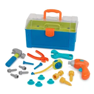 Battat – Kids Tool Set – Pretend Construction Toys – Durable Toy Tools – Toddler Tool Box – Busy Builder Tool Box- 3 Years  