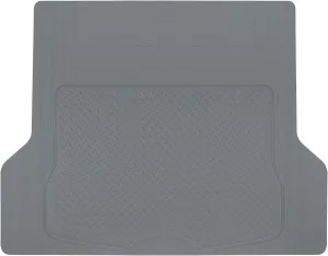 BDK Heavy Duty Rubber Cargo Mat Liner - All-Weather Trunk Protection, Trim-to-Fit Design for Cars, SUVs, Vans & Trucks - Non-Slip, Waterproof, Durable Cargo Floor Liner - 46" x 56.75" x 0.25" - Gray