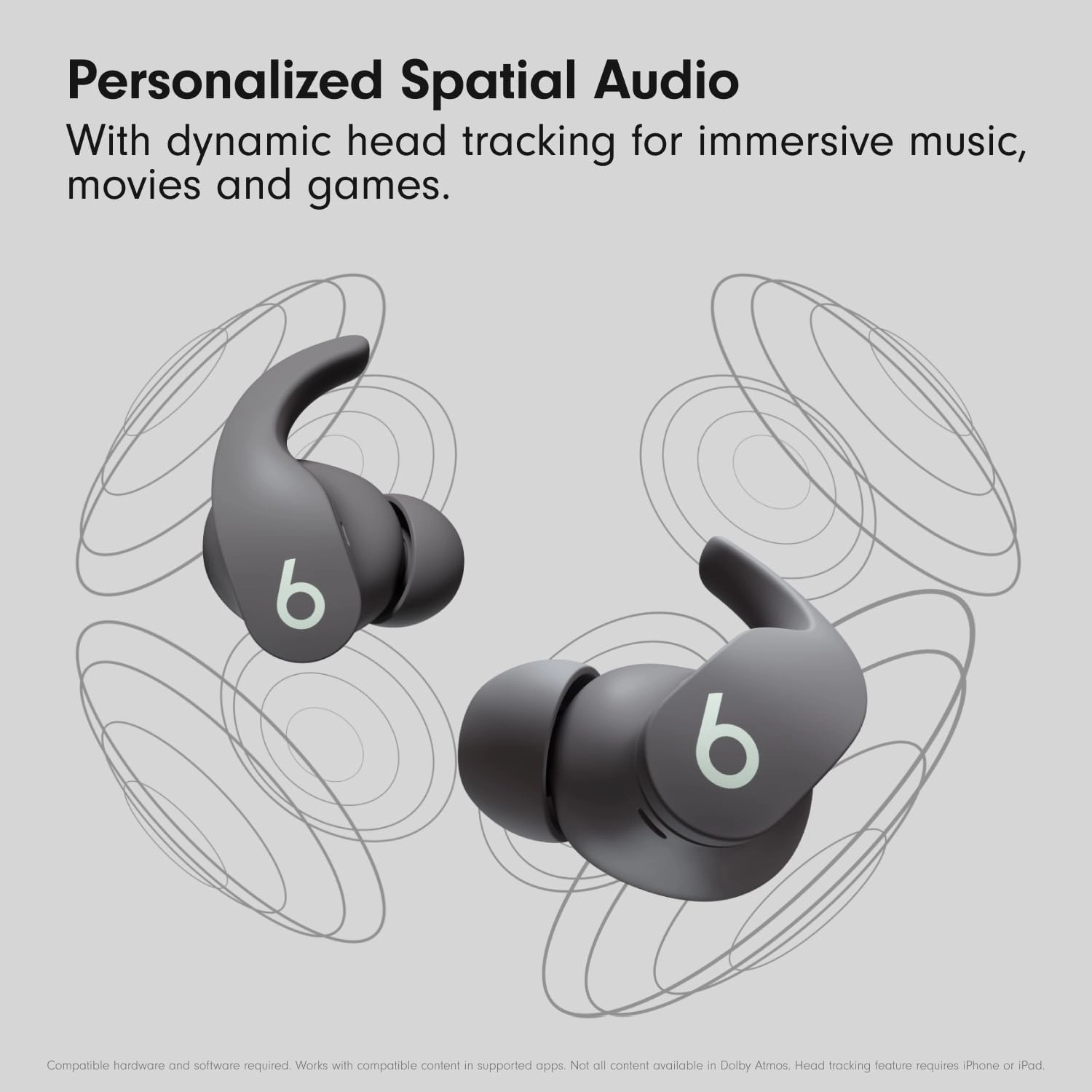 Beats Fit Pro - True Wireless Noise Cancelling Earbuds - Apple H1 Headphone Chip, Compatible with Apple & Android, Class 1 Bluetooth®, Built-in Microphone, 6 Hours of Listening Time – Sage Gray