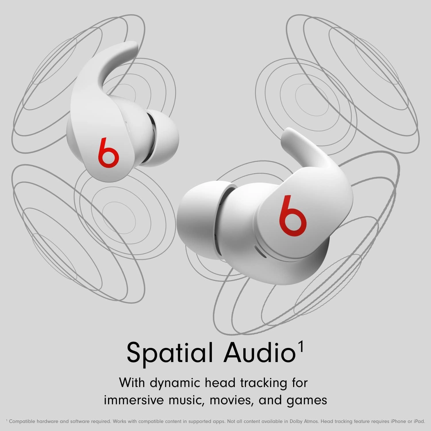 Beats Fit Pro True Wireless Bluetooth Noise Cancelling in-Ear Headphones - White (Renewed)