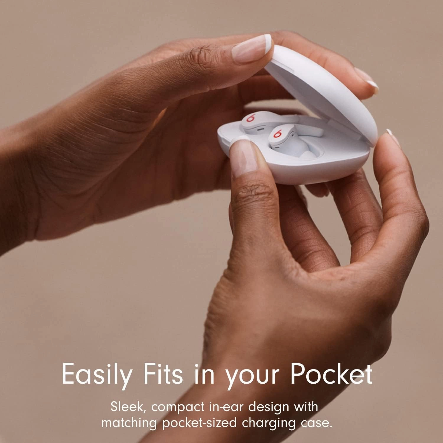 Beats Fit Pro True Wireless Bluetooth Noise Cancelling in-Ear Headphones - White (Renewed)