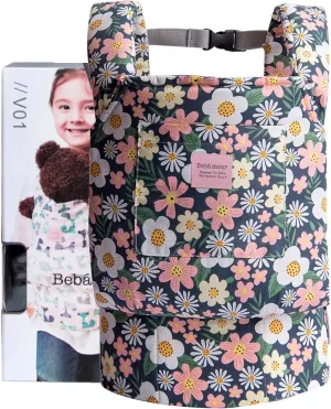 Bebamour Doll Carrier Original Reborn Baby Doll Carriers for Doll Toys Doll Carrier for Girls and Boys (Green Flower)