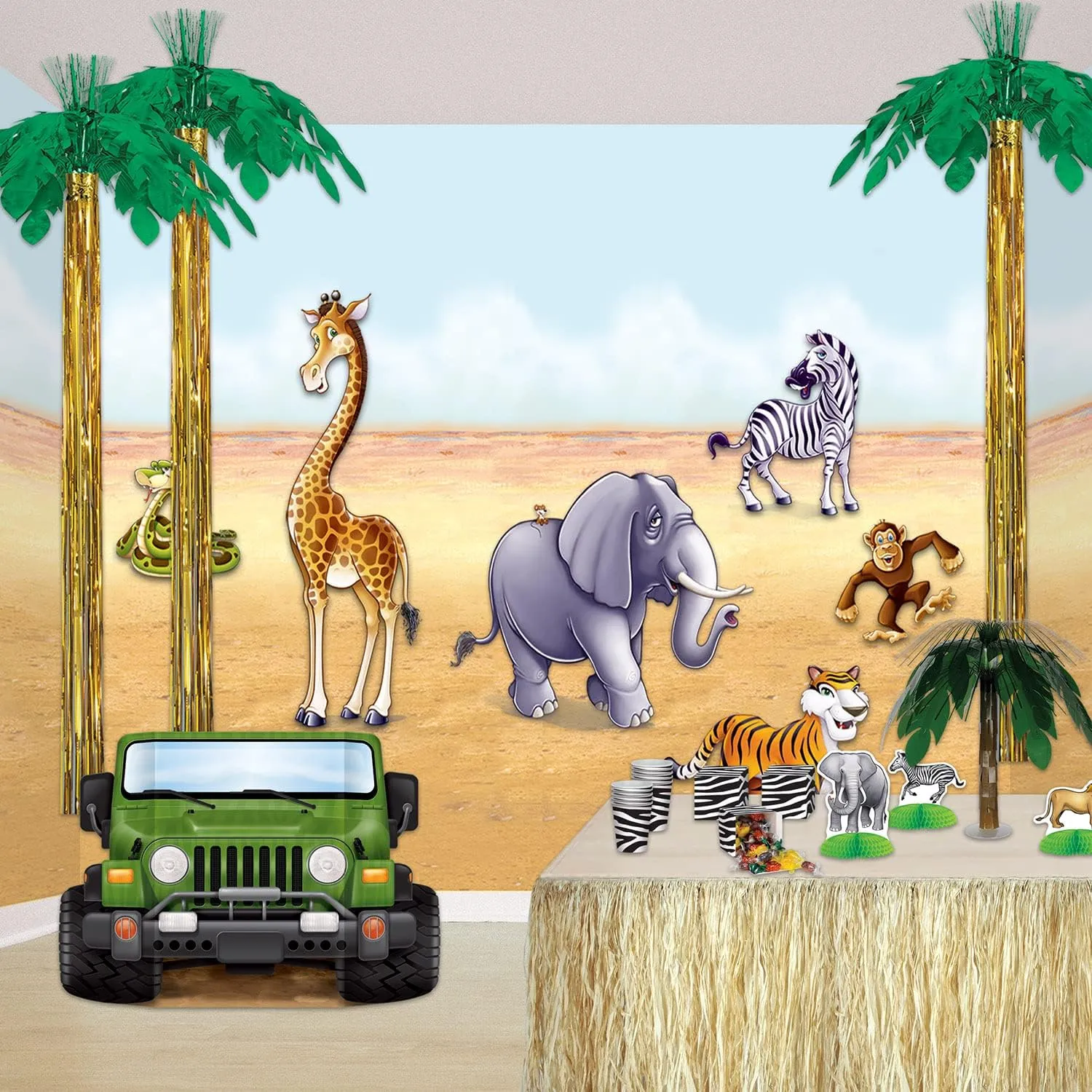 Beistle Jungle Safari Photo Prop Pack of 2