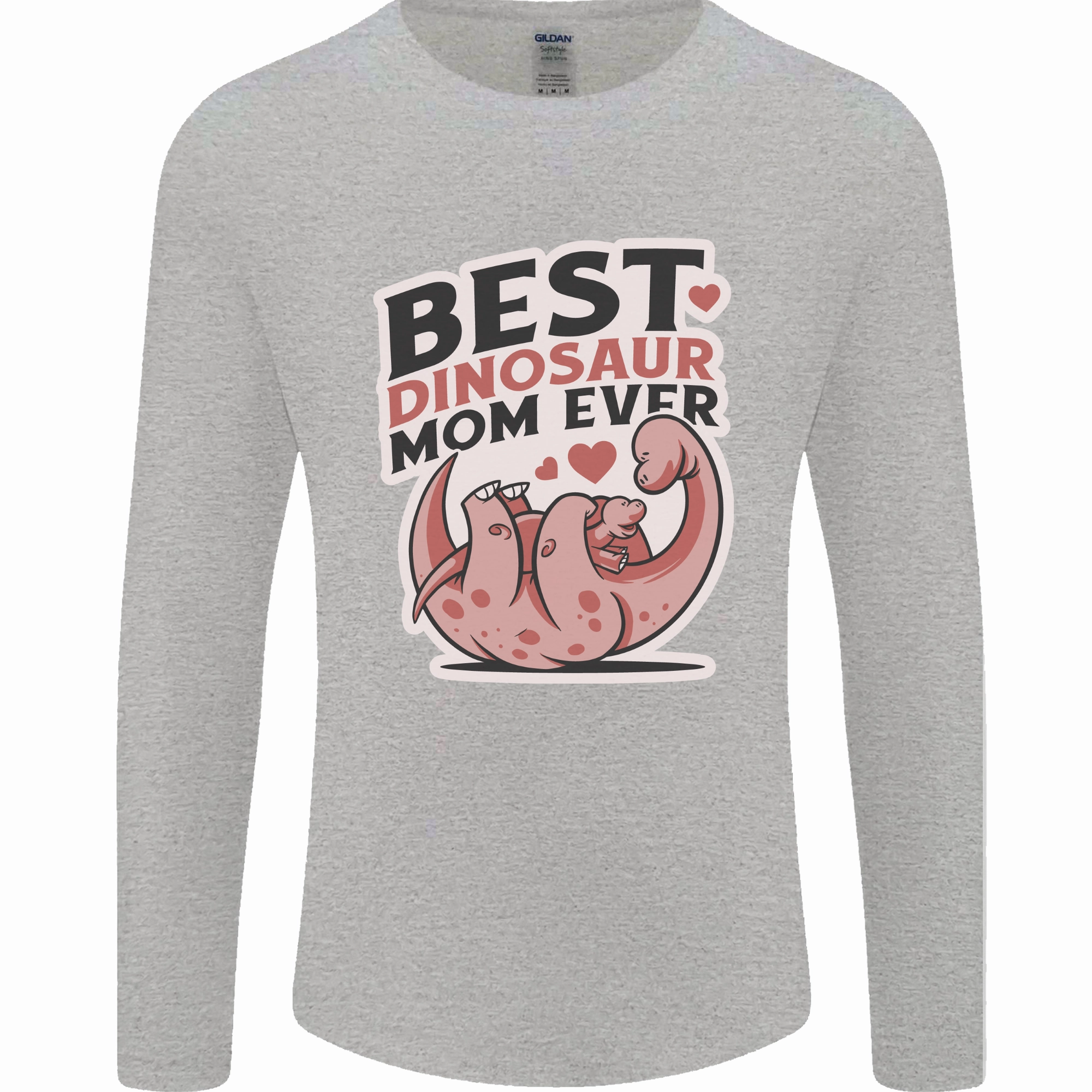 Best Dinosaur Mom Ever Mothers Day Mens Long Sleeve T-Shirt