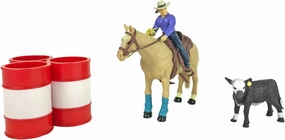 Big Country Toys All Around Cowgirl Playset - Cowgirl Set with Horse Figurine - Toy Figures & Playsets