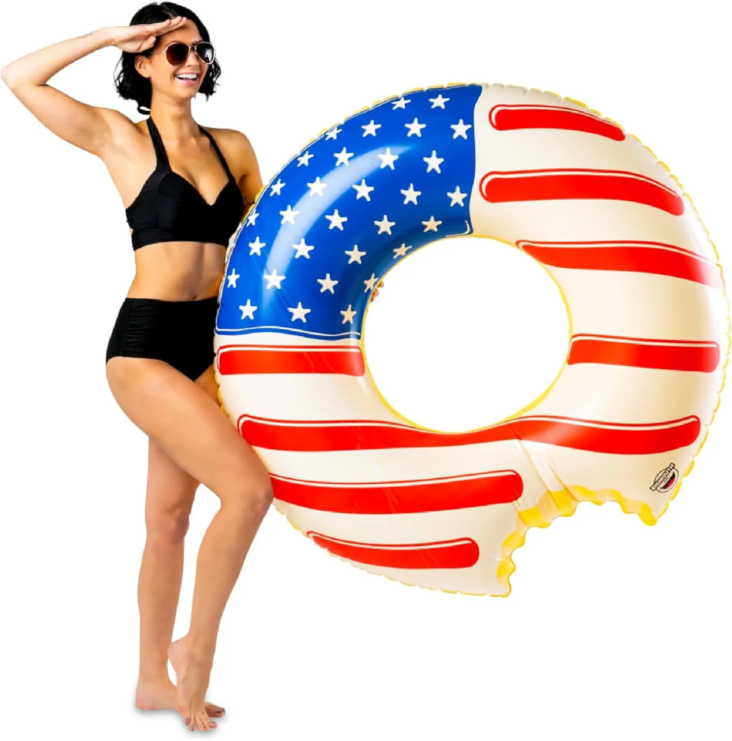BigMouth Inc. American Pool Float, Durable Vinyl Inflatable Summer Pool or Beach Toy